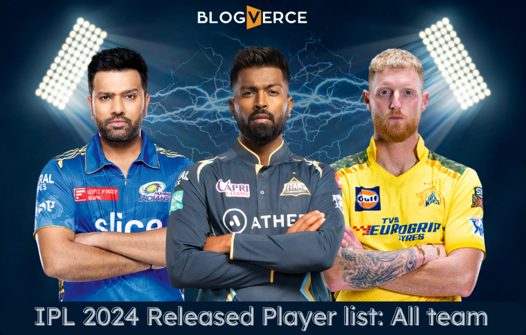 IPL 2024 Released player list